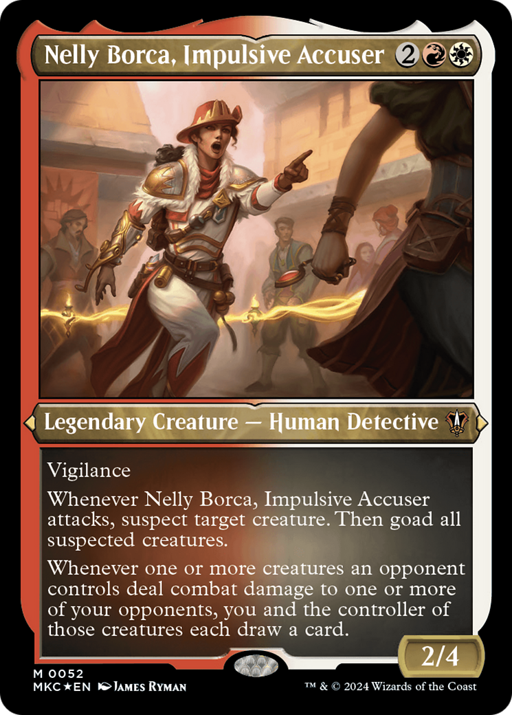 Nelly Borca, Impulsive Accuser (Display Commander) [Murders at Karlov Manor Commander] | GnG Games