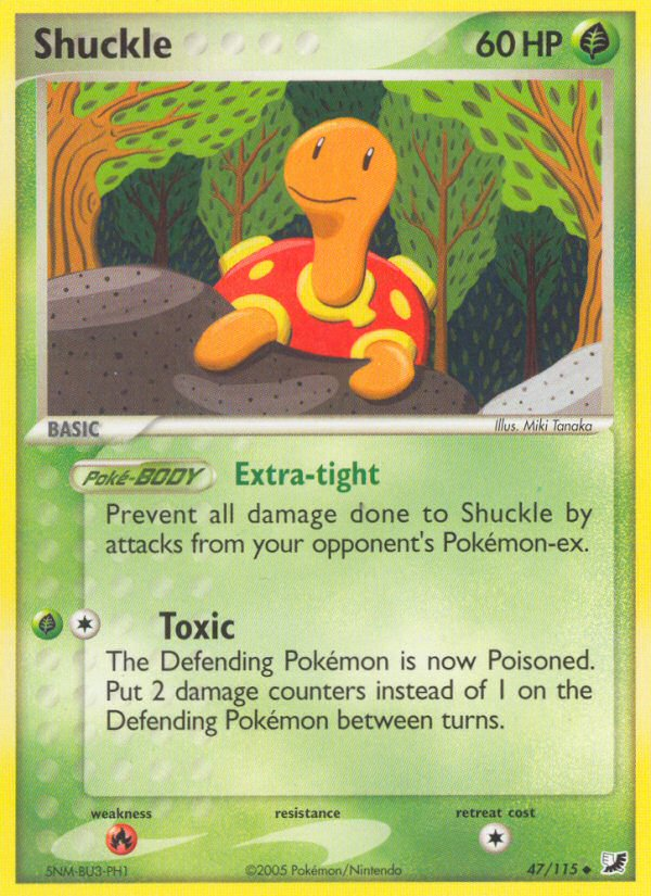 Shuckle (47/115) [EX: Unseen Forces] | GnG Games