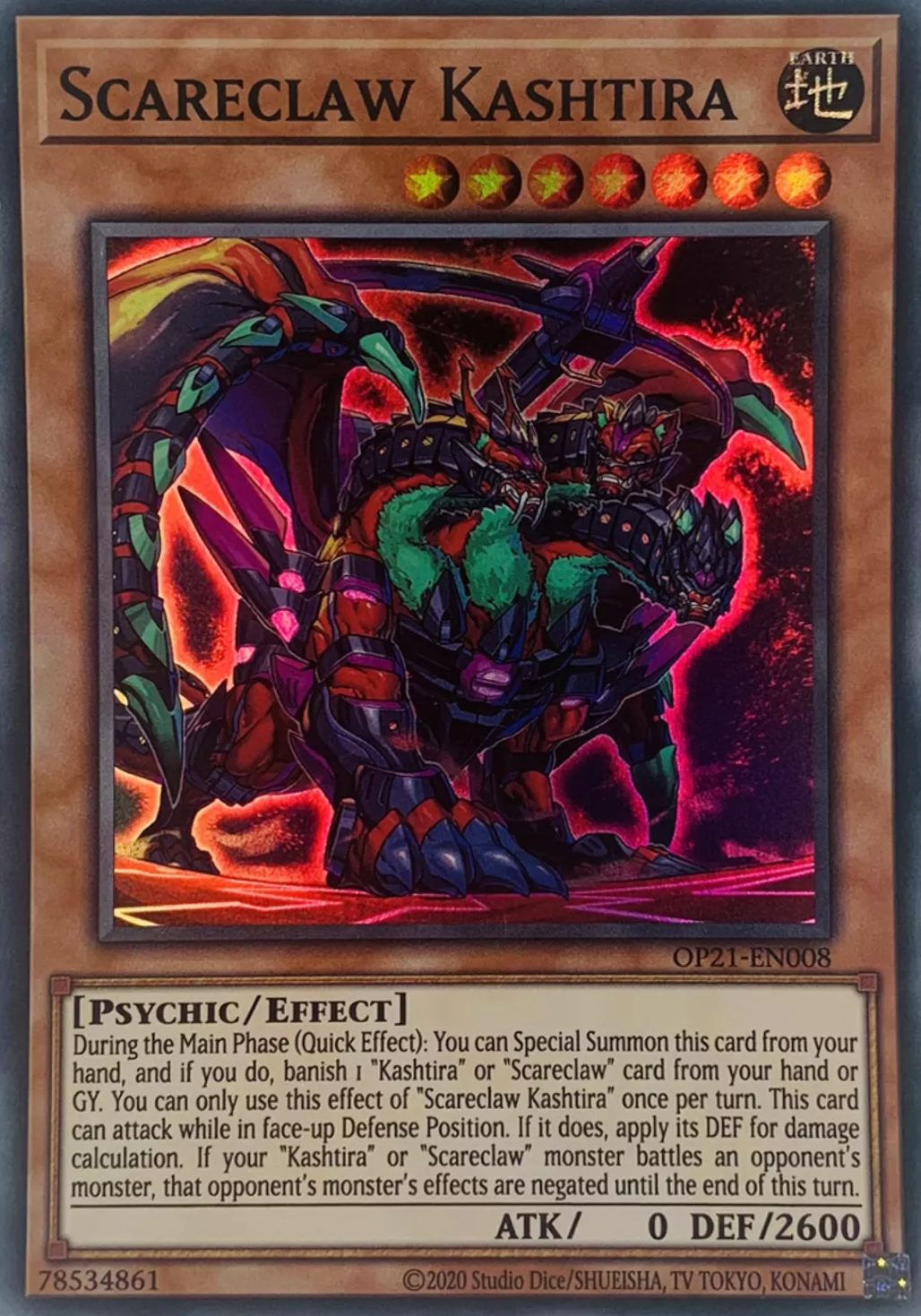 Scareclaw Kashtira [OP21-EN008] Super Rare | GnG Games