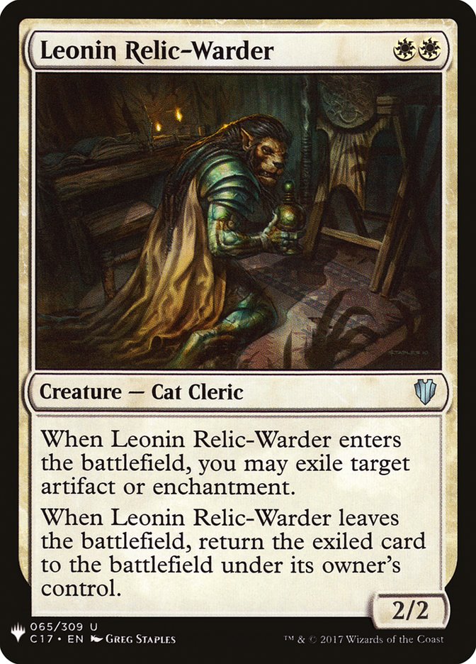 Leonin Relic-Warder [Mystery Booster] | GnG Games