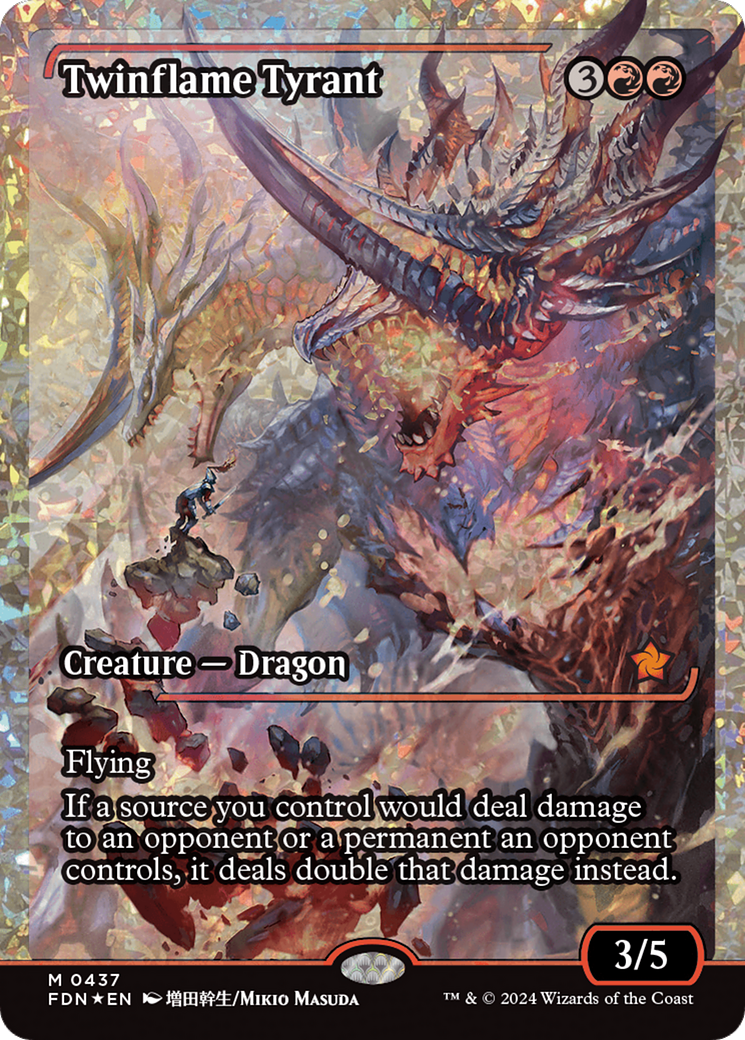 Twinflame Tyrant (Fracture Foil) [Foundations] | GnG Games