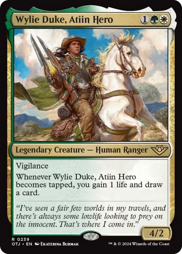 Wylie Duke, Atiin Hero [Outlaws of Thunder Junction] | GnG Games