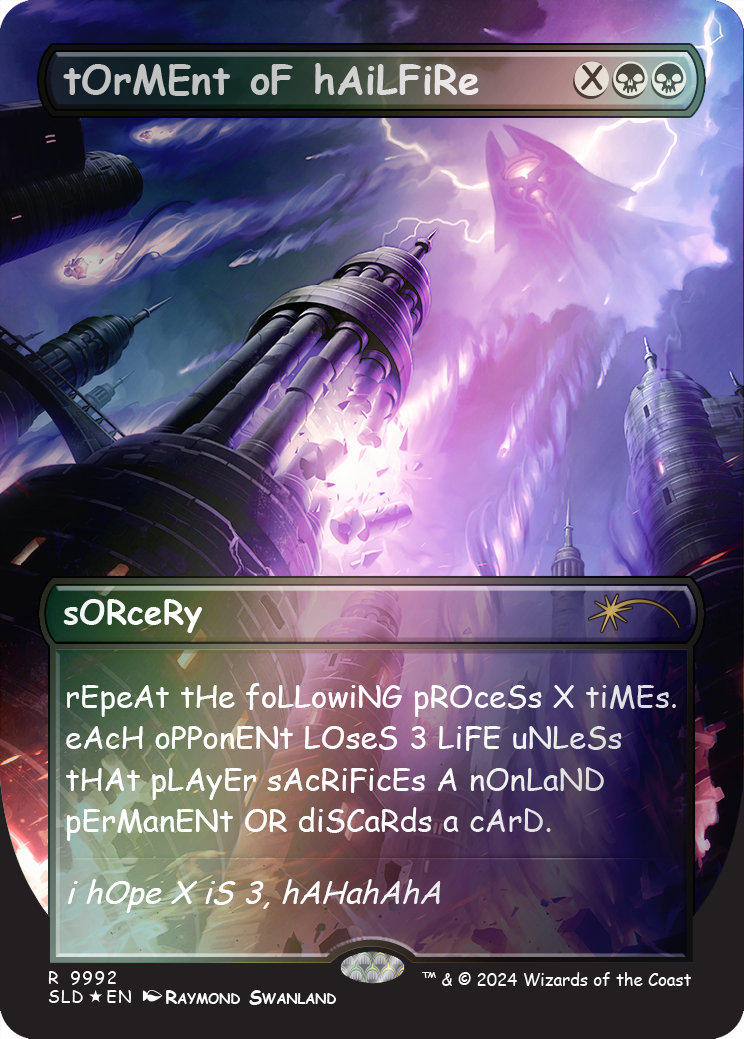 tOrMEnt oF hAiLFiRe (Rainbow Foil) [Secret Lair Drop Series] | GnG Games