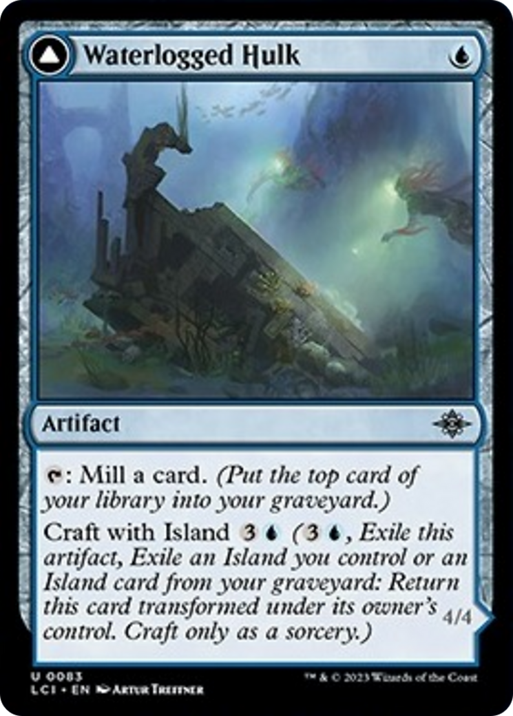 Waterlogged Hulk // Watertight Gondola [The Lost Caverns of Ixalan] | GnG Games