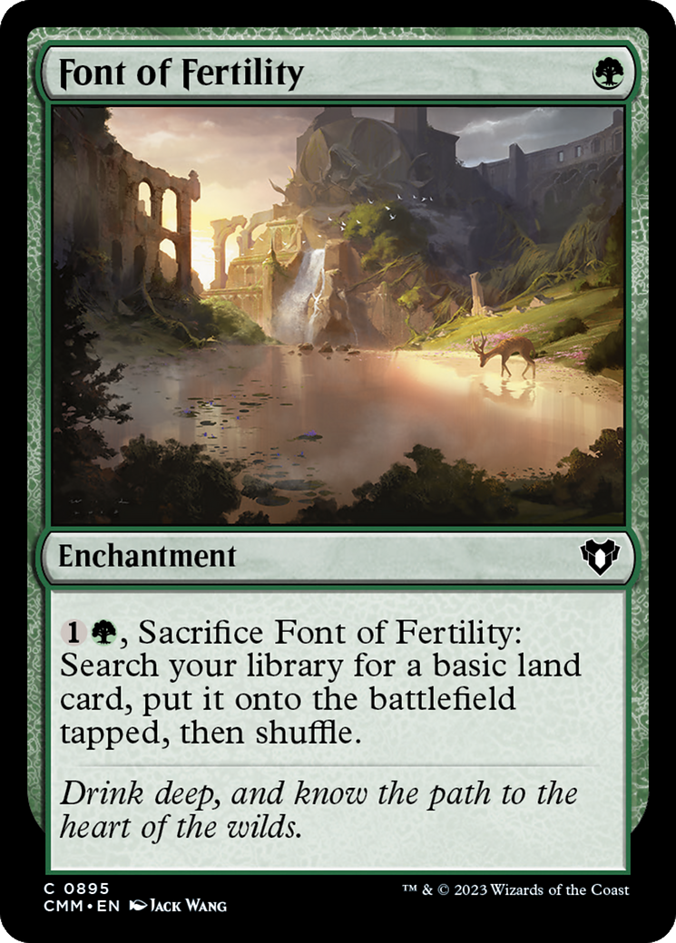 Font of Fertility [Commander Masters] | GnG Games