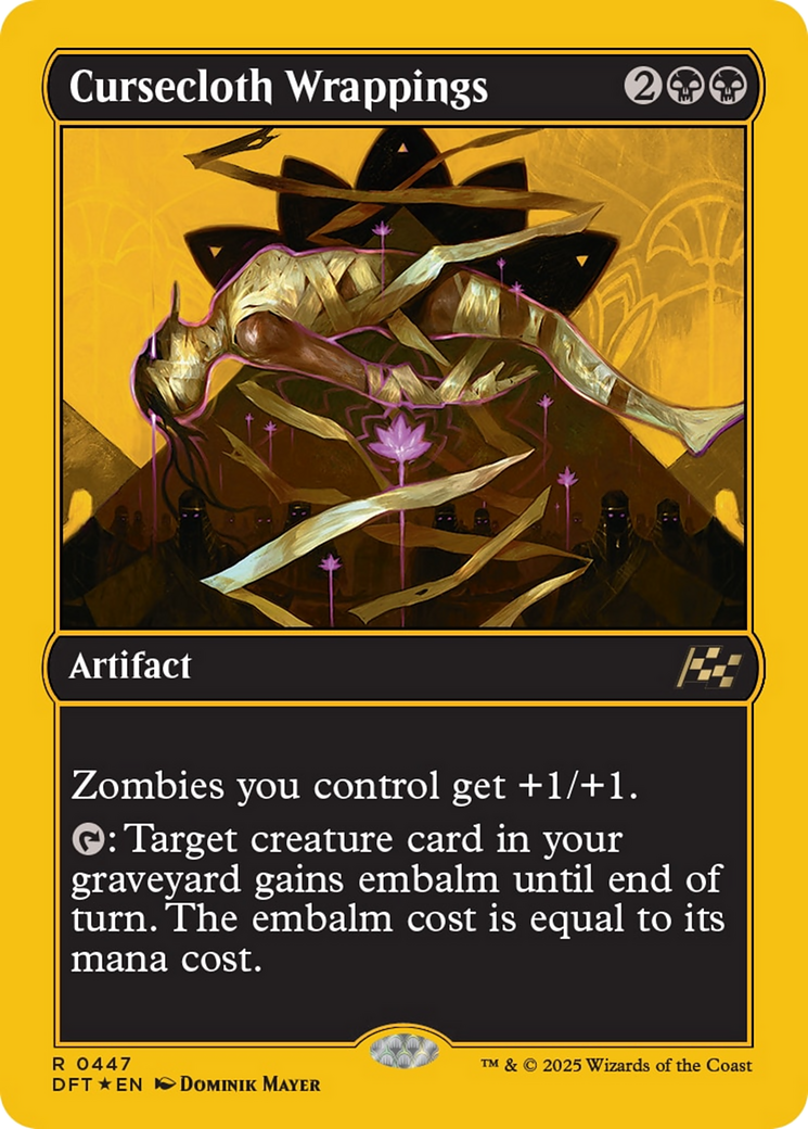 Cursecloth Wrappings (First-Place Foil) [Aetherdrift] | GnG Games