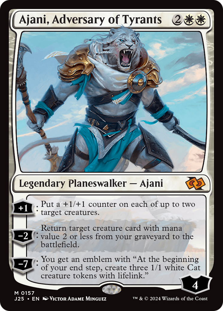 Ajani, Adversary of Tyrants [Foundations Jumpstart] | GnG Games