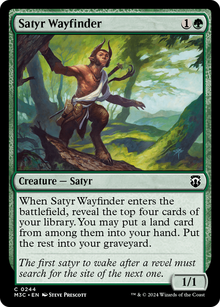 Satyr Wayfinder (Ripple Foil) [Modern Horizons 3 Commander] | GnG Games