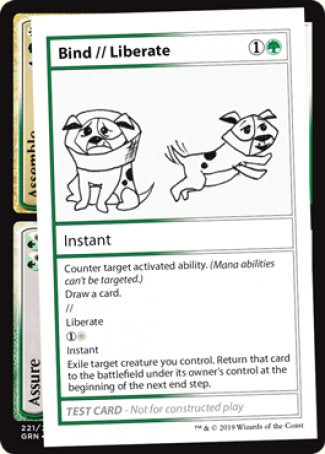 Bind // Liberate (2021 Edition) [Mystery Booster Playtest Cards] | GnG Games