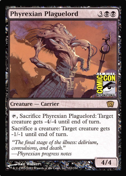 Phyrexian Plaguelord (San Diego Comic Con Oversized) [Oversize Cards] | GnG Games