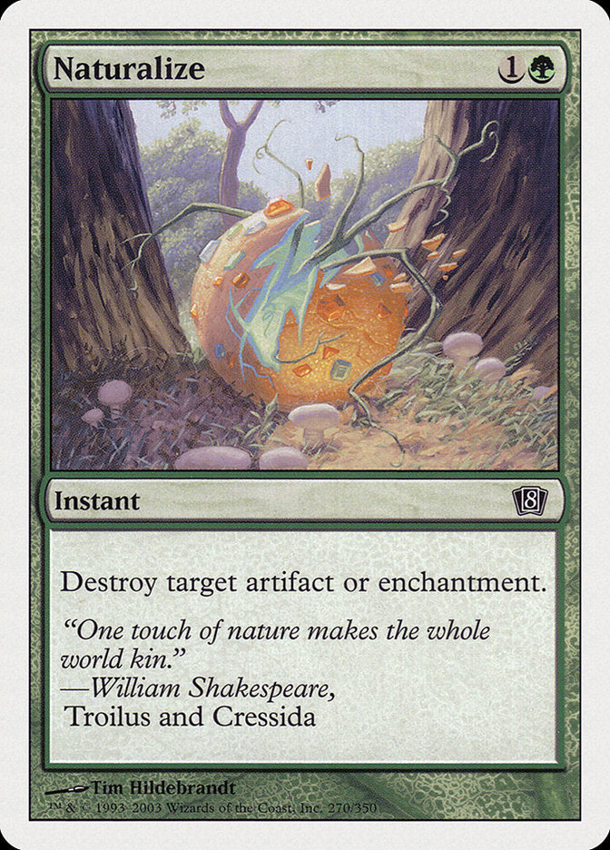 Naturalize (8th Edition) [Oversize Cards] | GnG Games