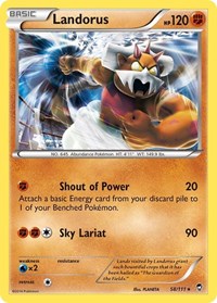 Landorus (58/111) (Theme Deck Exclusive) [XY: Furious Fists] | GnG Games