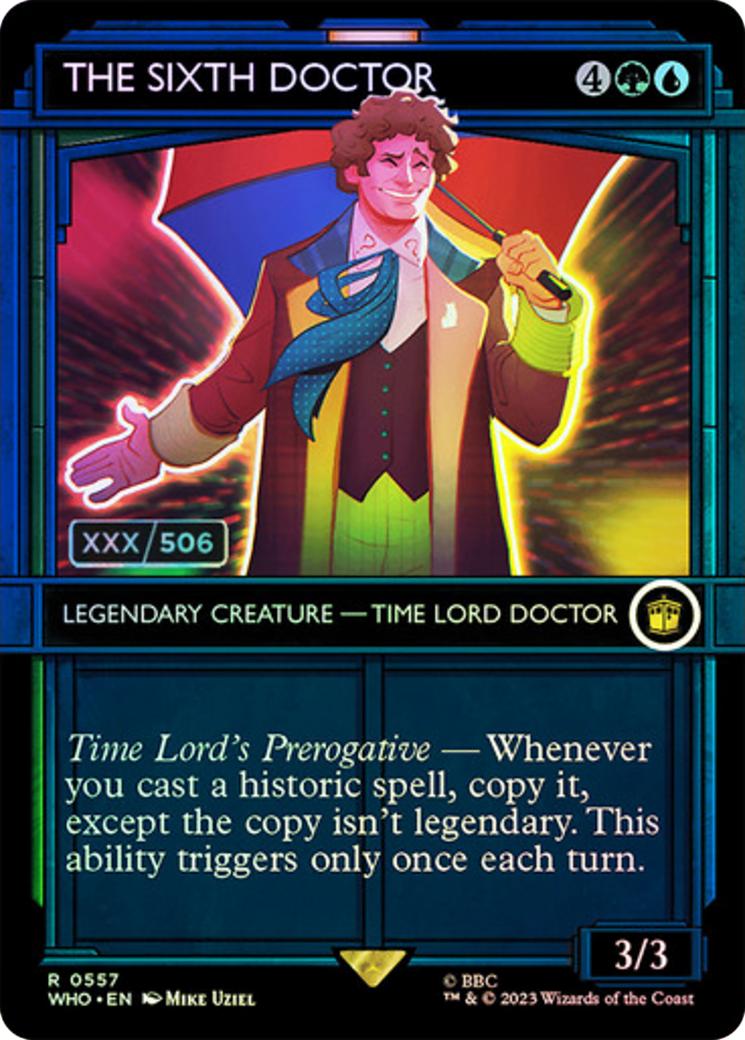 The Sixth Doctor (Serial Numbered) [Doctor Who] | GnG Games