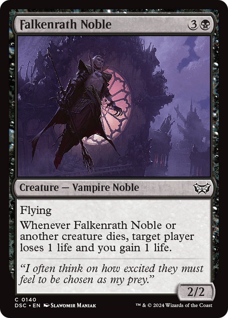 Falkenrath Noble [Duskmourn: House of Horror Commander] | GnG Games