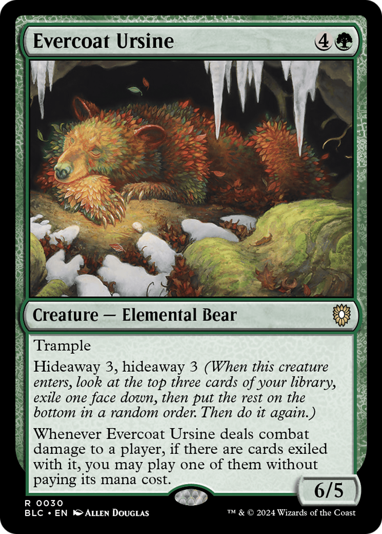 Evercoat Ursine [Bloomburrow Commander] | GnG Games