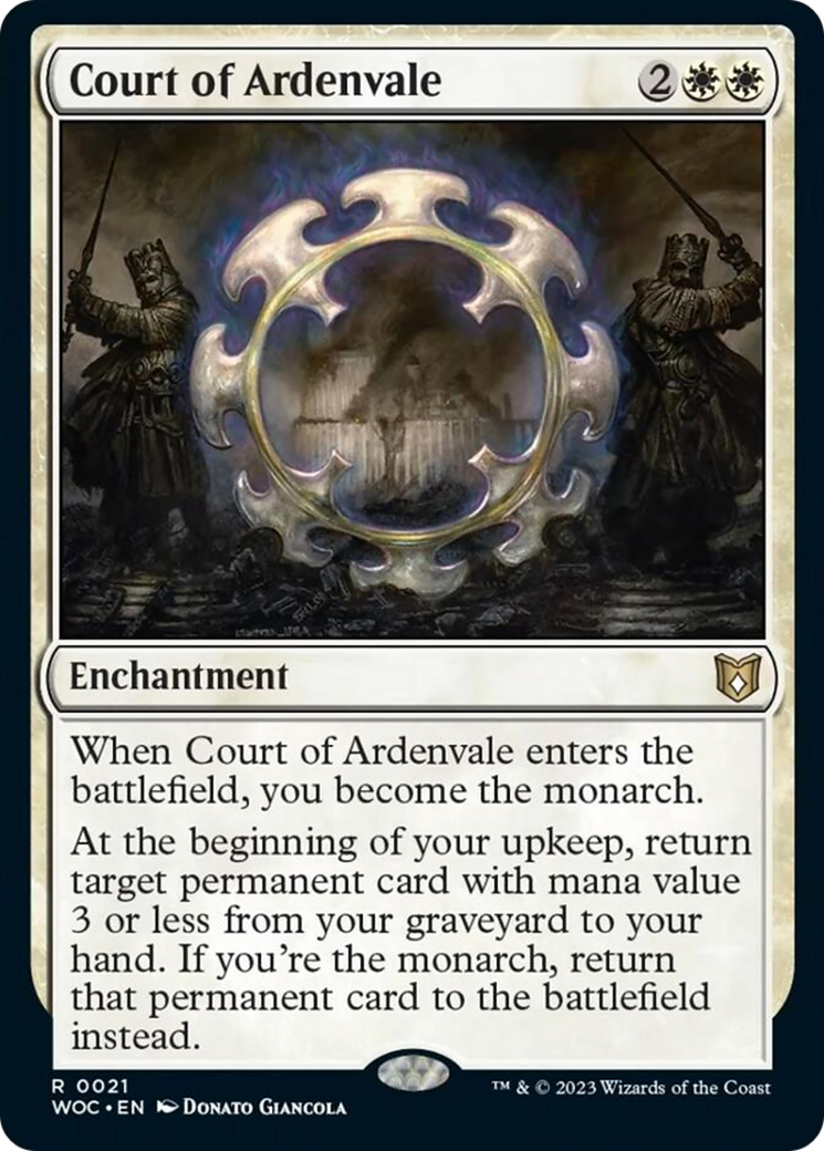 Court of Ardenvale [Wilds of Eldraine Commander] | GnG Games