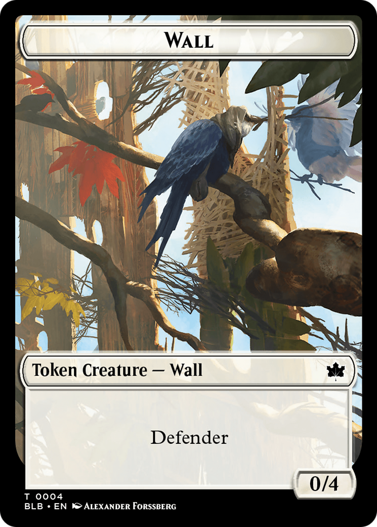 Wall Token [Bloomburrow Tokens] | GnG Games