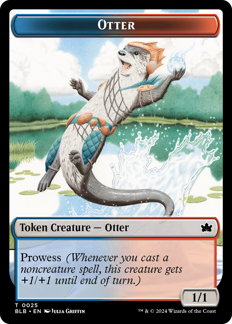 Otter // Copy Double-Sided Token [Bloomburrow Tokens] | GnG Games