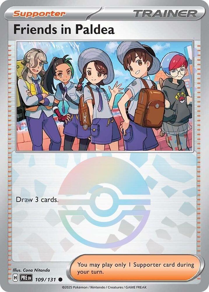 Friends in Paldea (109/131) (Poke Ball Pattern) [Scarlet & Violet: Prismatic Evolutions] | GnG Games