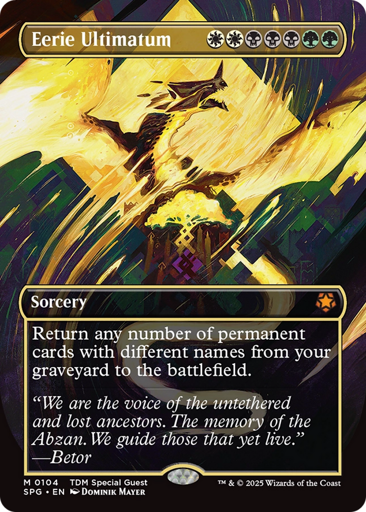 Eerie Ultimatum (Borderless) [Tarkir: Dragonstorm Special Guests] | GnG Games