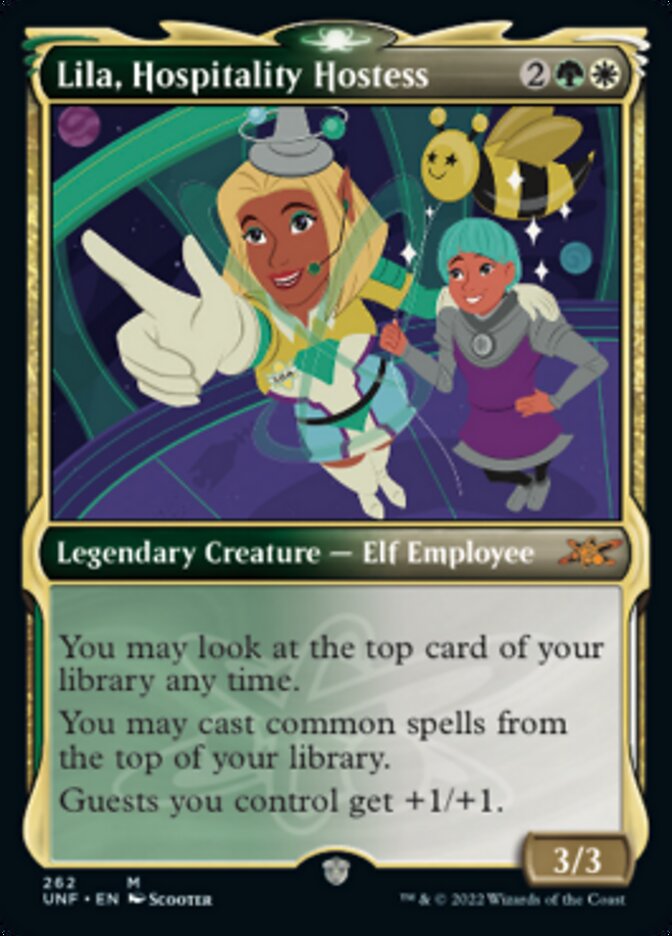 Lila, Hospitality Hostess (Showcase) [Unfinity] | GnG Games