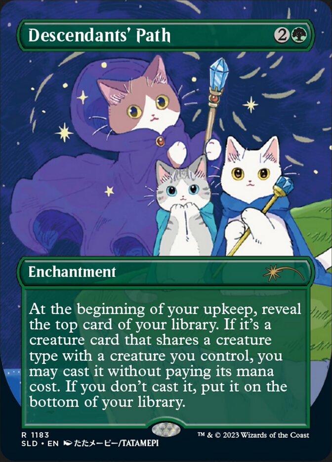 Descendants' Path (Borderless) [Secret Lair Drop Series] | GnG Games