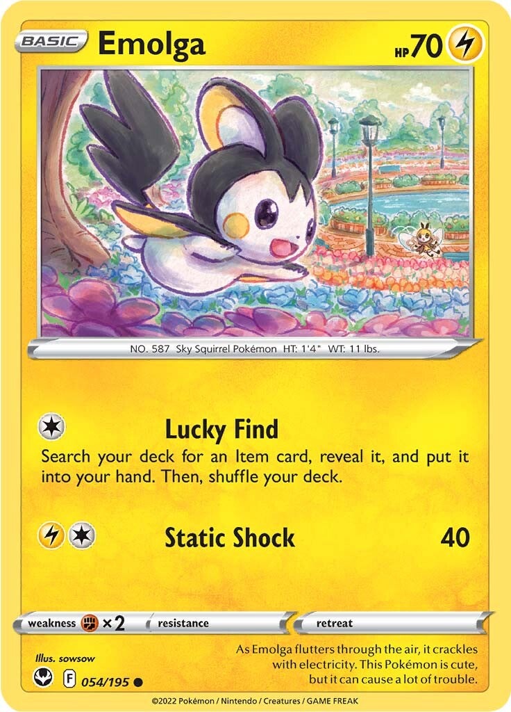 Emolga (054/195) [Sword & Shield: Silver Tempest] | GnG Games