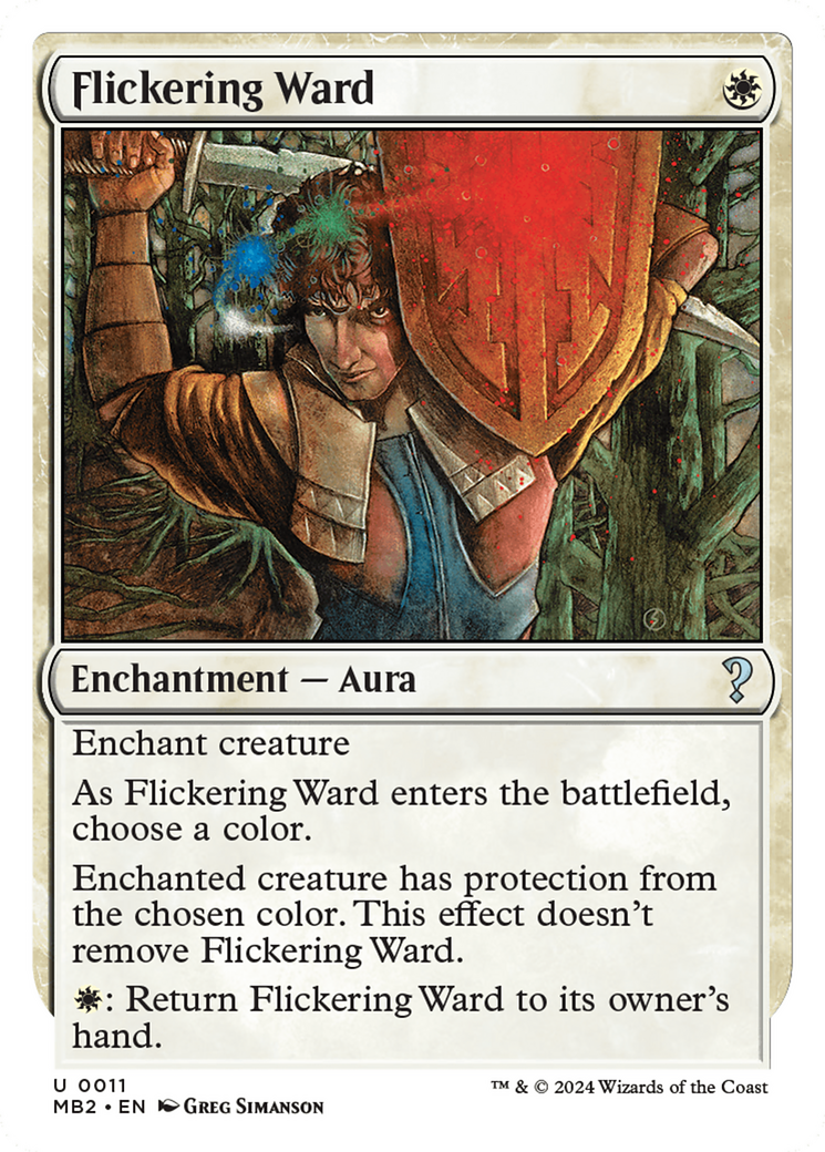 Flickering Ward (White Border) [Mystery Booster 2] | GnG Games