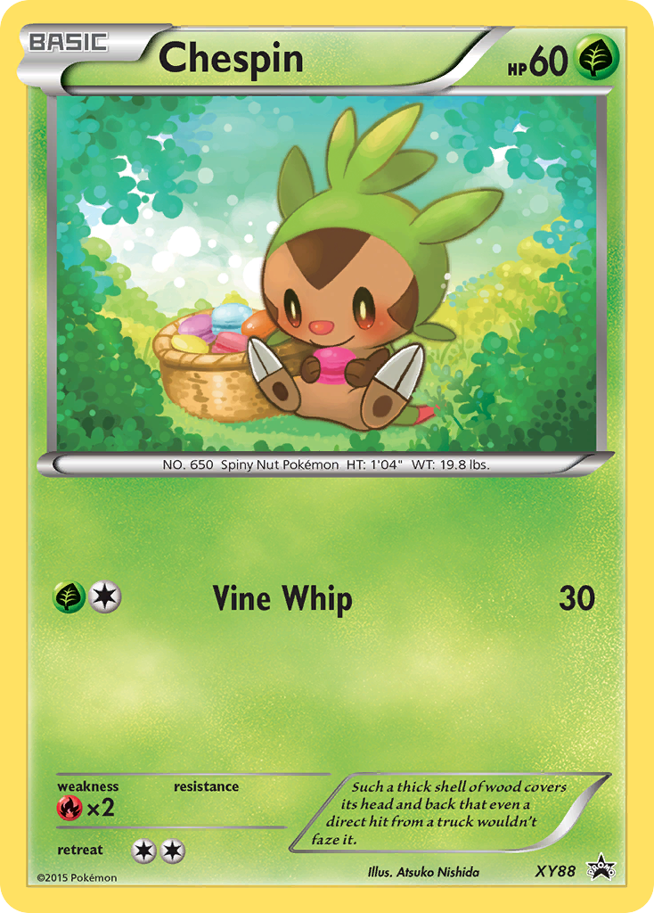 Chespin (XY88) (Collector Chest) [XY: Black Star Promos] | GnG Games