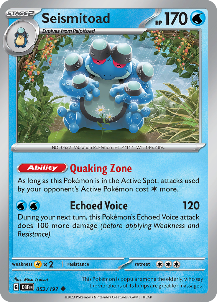 Seismitoad (052/197) [Scarlet & Violet: Obsidian Flames] | GnG Games