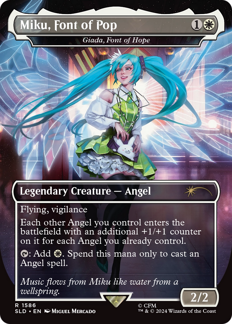 Miku, Font of Pop - Giada, Font of Hope [Secret Lair Drop Series] | GnG Games