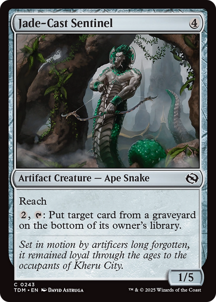 Jade-Cast Sentinel [Tarkir: Dragonstorm] | GnG Games