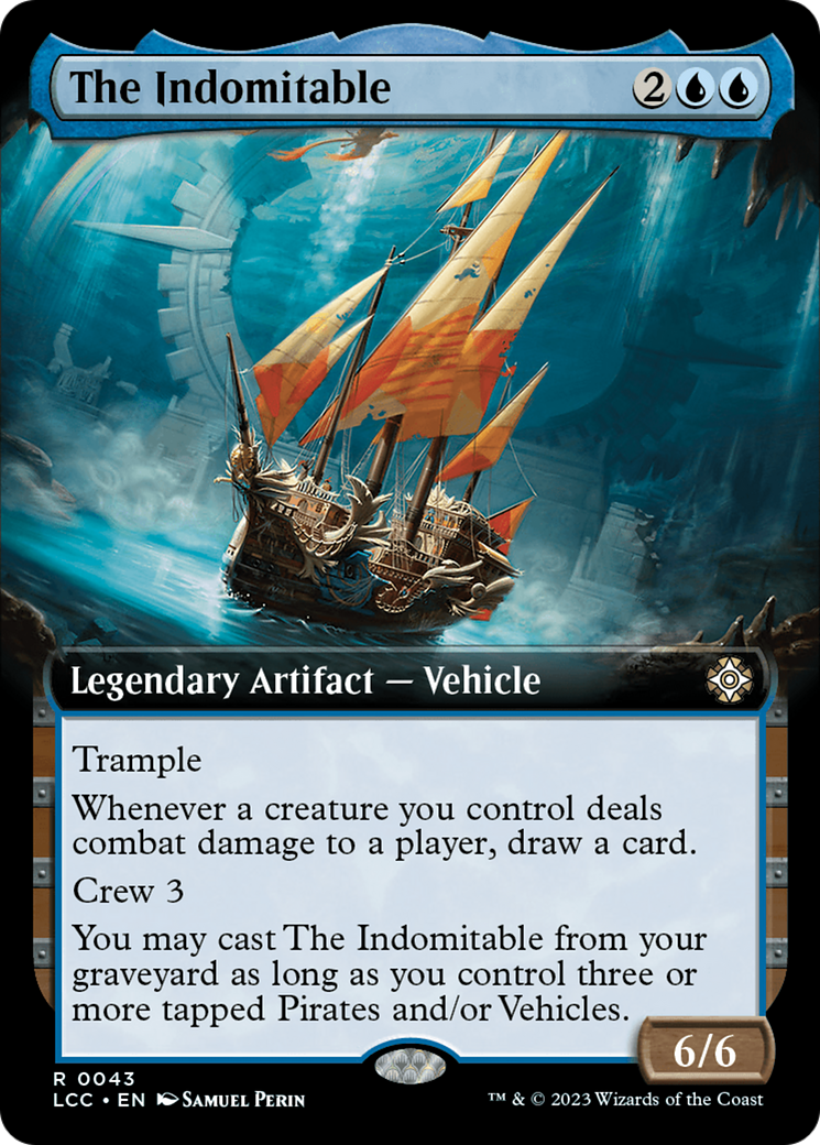 The Indomitable (Extended Art) [The Lost Caverns of Ixalan Commander] | GnG Games