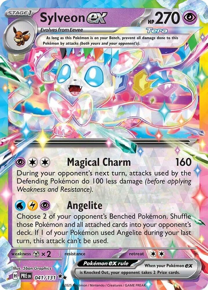 Sylveon ex (041/131) [Scarlet & Violet: Prismatic Evolutions] | GnG Games