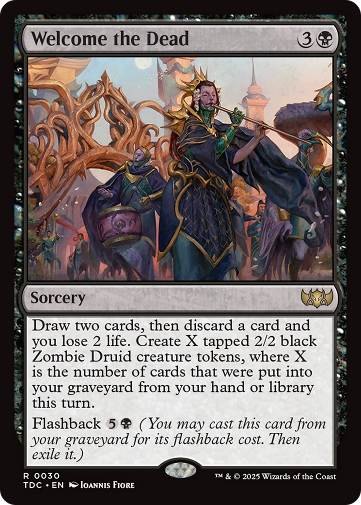 Welcome the Dead [Tarkir: Dragonstorm Commander] | GnG Games