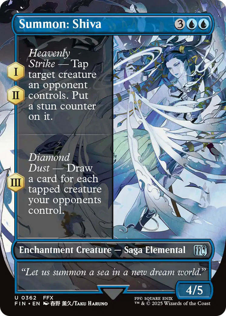 Summon: Shiva (Borderless) [FINAL FANTASY] | GnG Games