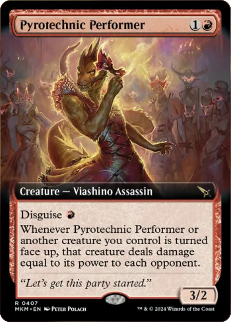 Pyrotechnic Performer (Extended Art) [Murders at Karlov Manor] | GnG Games