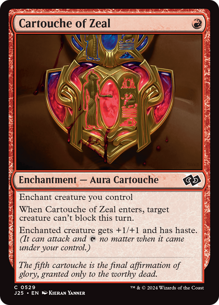 Cartouche of Zeal [Foundations Jumpstart] | GnG Games