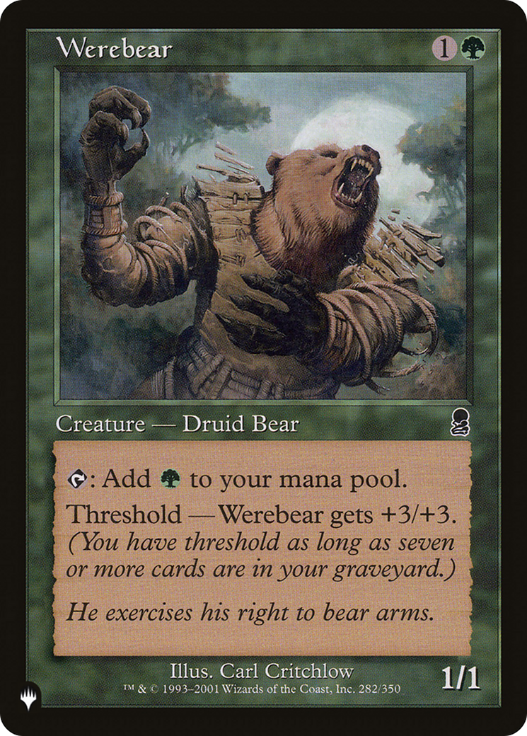 Werebear [The List] | GnG Games