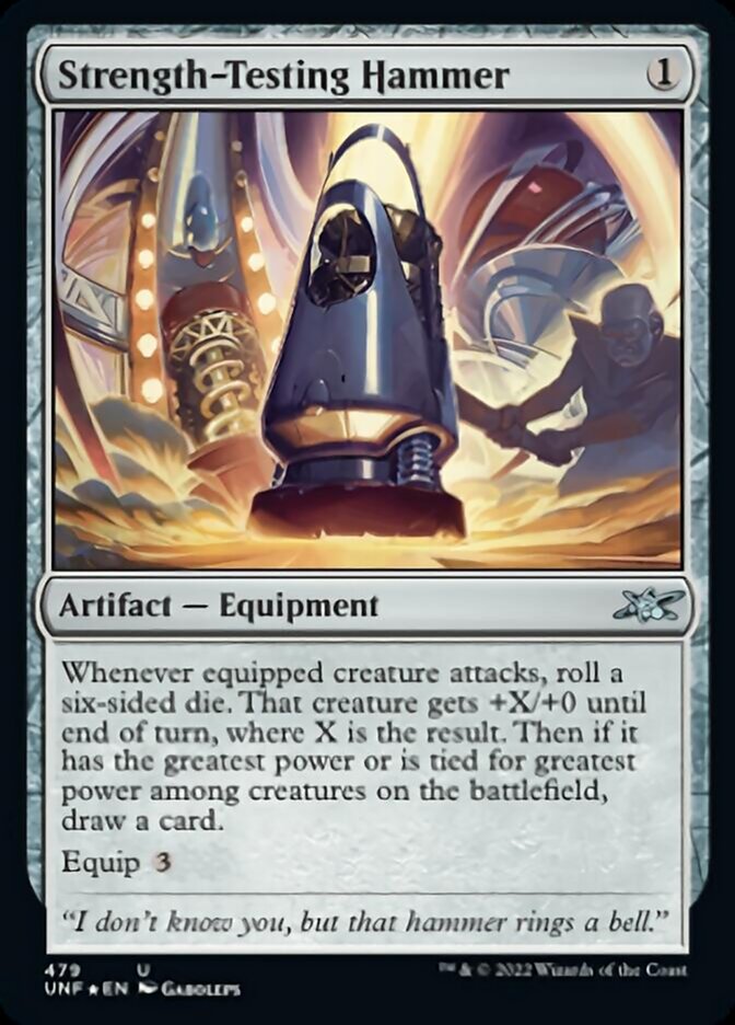 Strength-Testing Hammer (Galaxy Foil) [Unfinity] | GnG Games