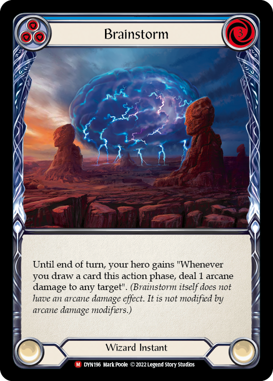 Brainstorm [DYN196] (Dynasty)  Rainbow Foil | GnG Games