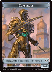Construct // Beast (0011) Double-Sided Token [Aetherdrift Tokens] | GnG Games