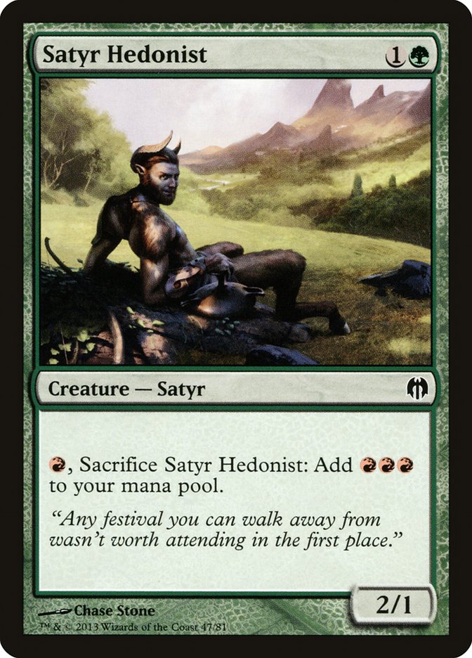 Satyr Hedonist [Duel Decks: Heroes vs. Monsters] | GnG Games