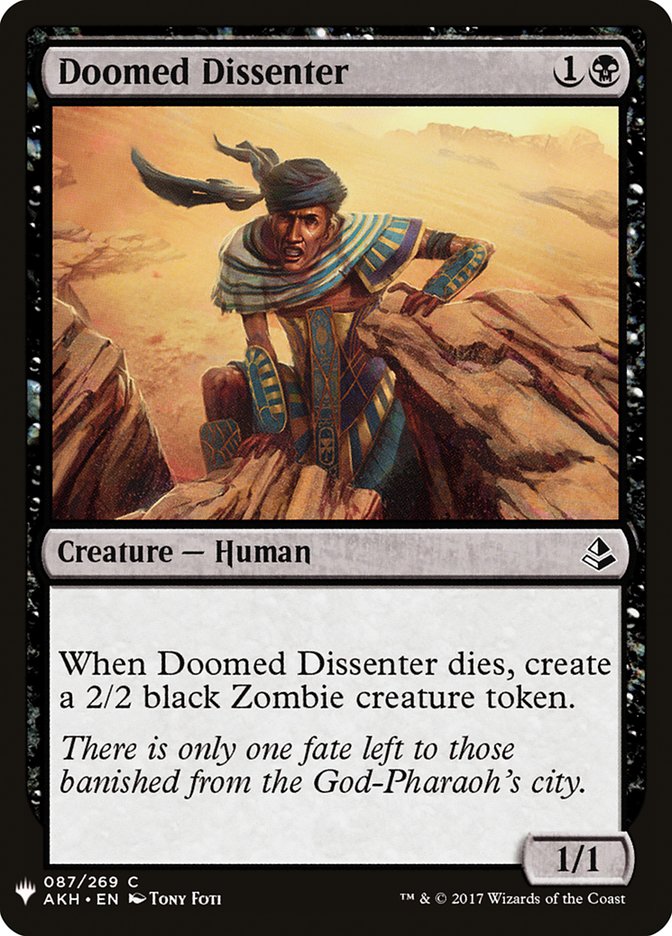 Doomed Dissenter [Mystery Booster] | GnG Games