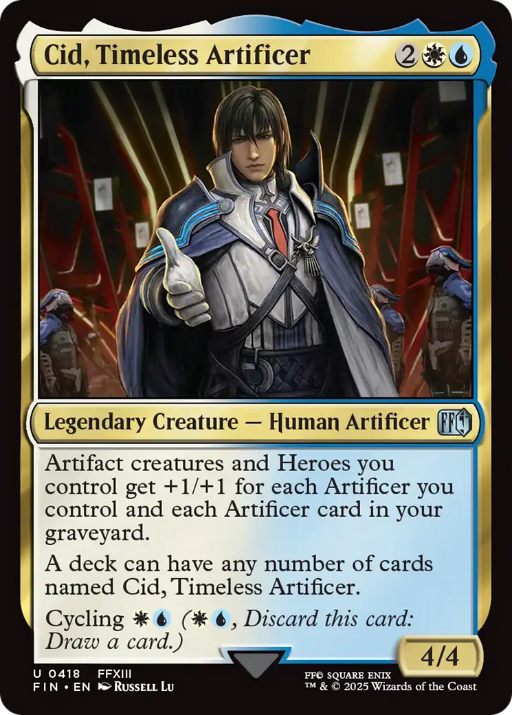 Cid, Timeless Artificer (0418) [FINAL FANTASY] | GnG Games