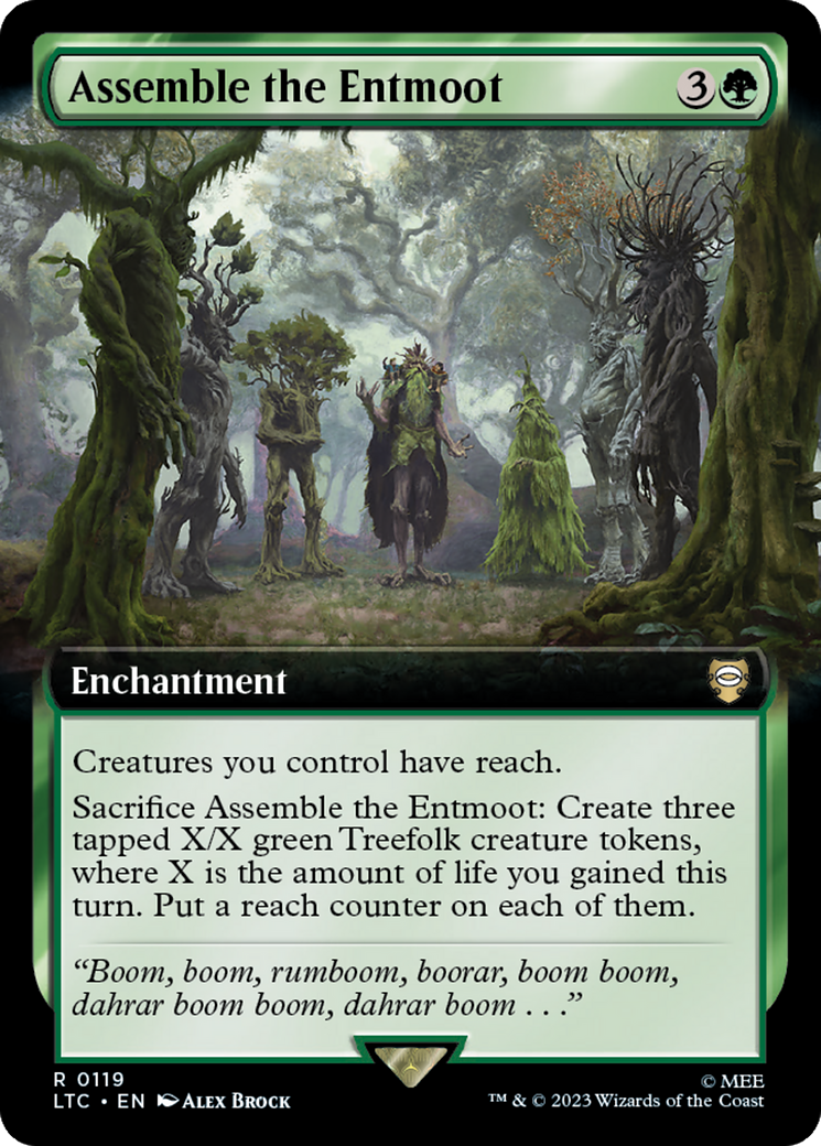 Assemble the Entmoot (Extended Art) [The Lord of the Rings: Tales of Middle-Earth Commander] | GnG Games