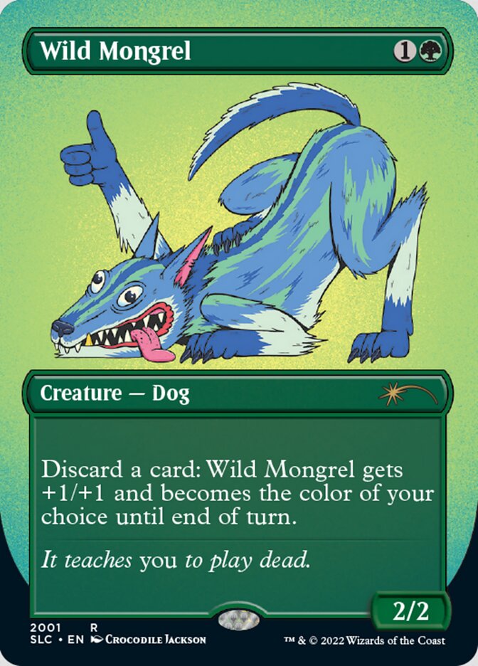 Wild Mongrel (Borderless) [Secret Lair Countdown Kit] | GnG Games