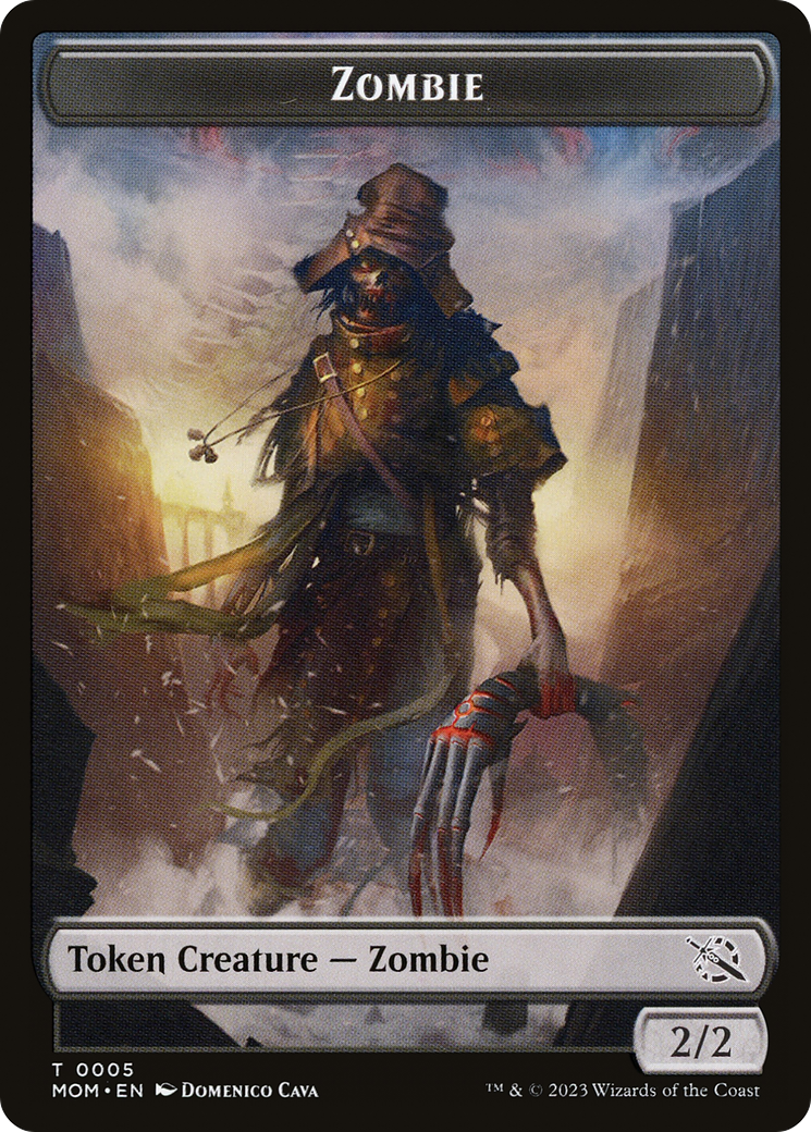 Treasure (21) // Zombie Double-Sided Token [March of the Machine Tokens] | GnG Games