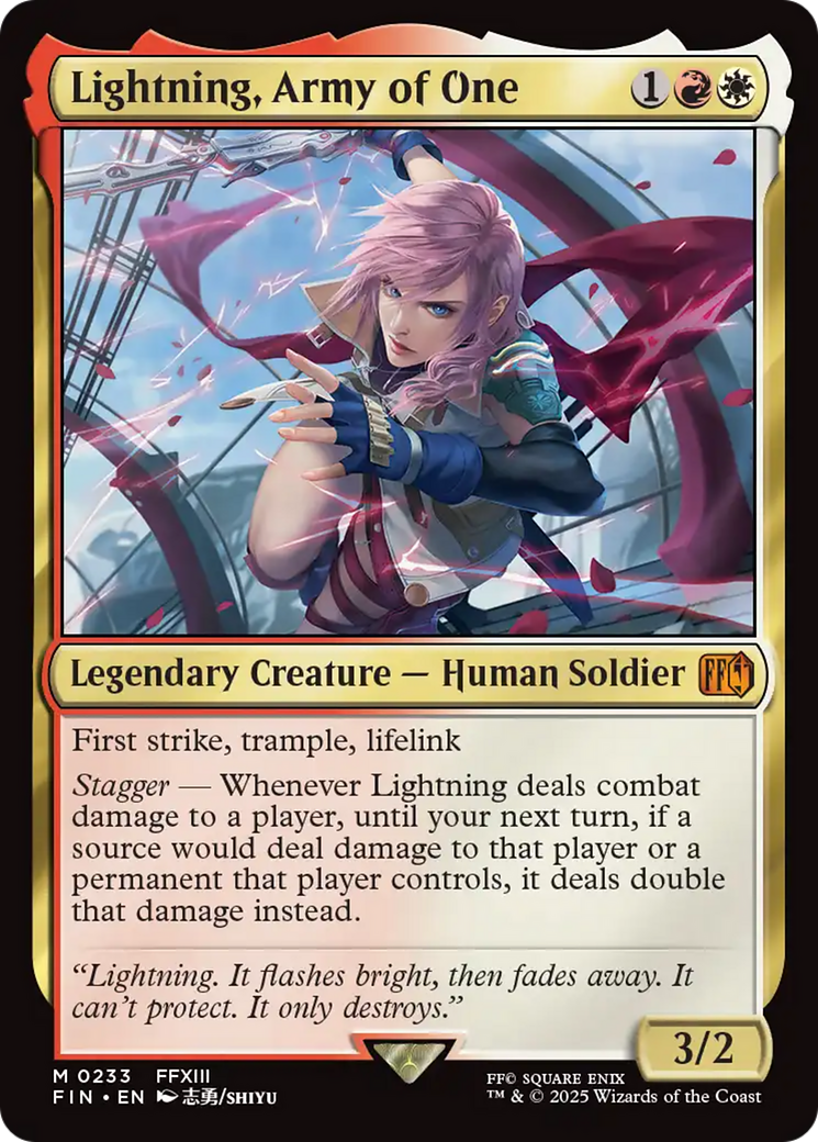 Lightning, Army of One [FINAL FANTASY] | GnG Games