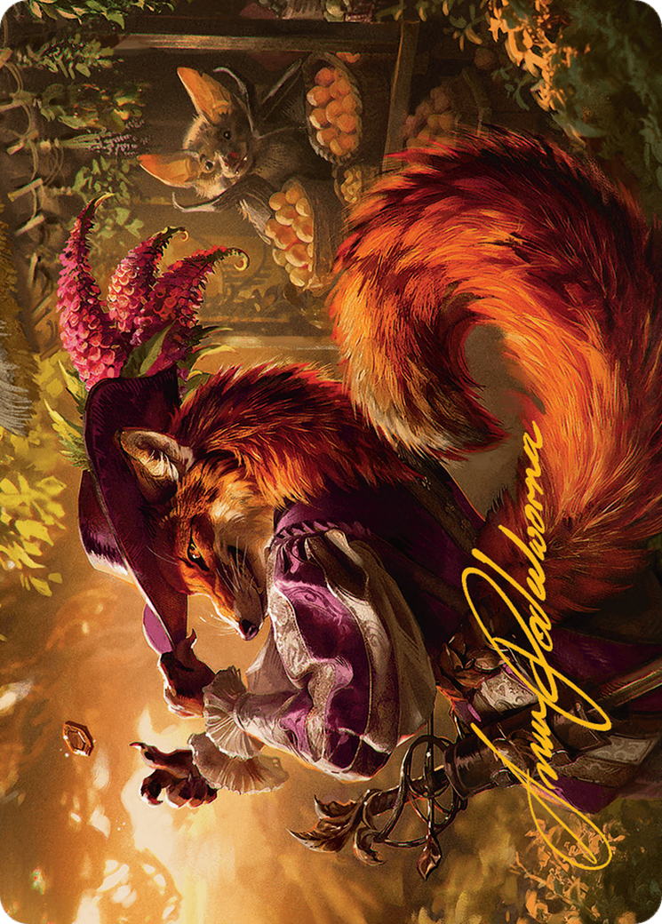 Mr. Foxglove Art Card (Gold-Stamped Signature) [Bloomburrow Art Series] | GnG Games